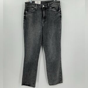 H&M mom jeans black washed new size 8
